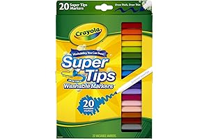Crayola Super Tip Washable Markers: Your Coloring Companion for Limitless Creativity