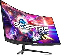Sceptre 34" Curved Ultrawide WQHD Gaming Monitor 165Hz 1ms 3440x1440 21:9 99% sRGB C345B-QUT168