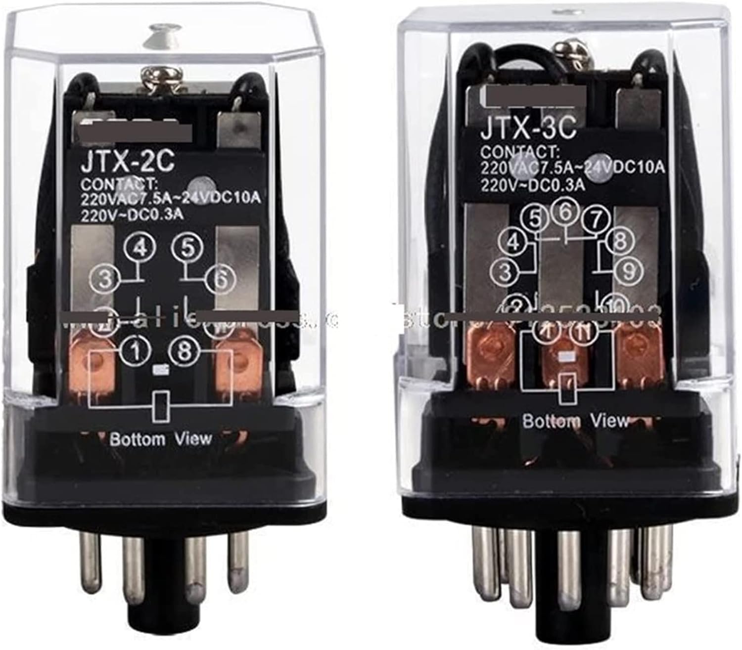 Relay Electromagnetic JTX-3C 11Pins 24V 220V(Ac220v)