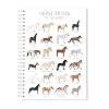 Manta Makes Horse themed notebook in choice of plain or lined | horse gifts or horse lover gift | equestrian gifts notepad/journal (Plain paper)