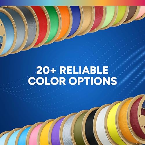Miniatura 5 de OVERTURE Filamento PLA Plus (PLA+) de 0.069 pulgadas, rollo profesional de ácido poliláctico mejorado, carrete de cartón, PLA de alta calidad de 2.2