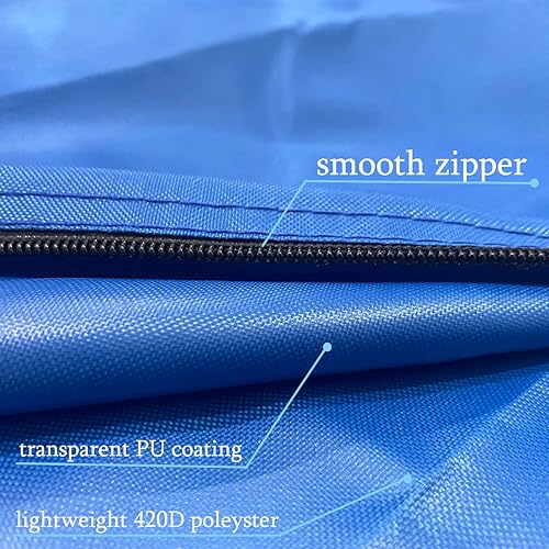 Miniatura 5 de J&C Cubierta de ventilador 420D para ventilador, cubierta impermeable para ventiladores de piso, cubierta de ventilador de pedestal, protección de