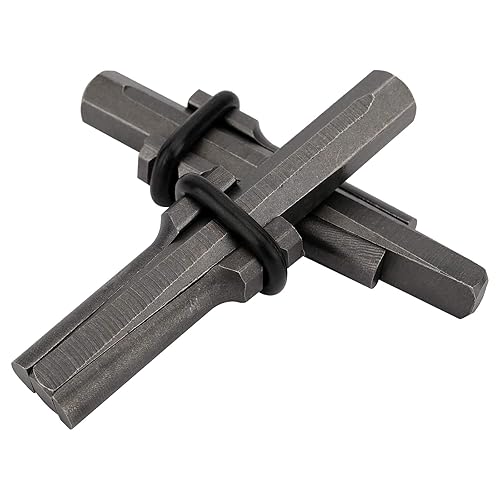 Miniatura 5 de HOZEON 12 cuñas de cuña y pluma, 5/8 pulgadas para hormigón, roca, piedra, divisor, mármol, herramientas manuales de granito