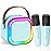 2025 Newest Mini Karaoke Machine for Kids Girls & Boys - Portable Bluetooth Speaker with 2 Wireless Microphones - Kids Birthday Gifts for Ages 4-10 - Kids\' Instrument Accessories - Blue