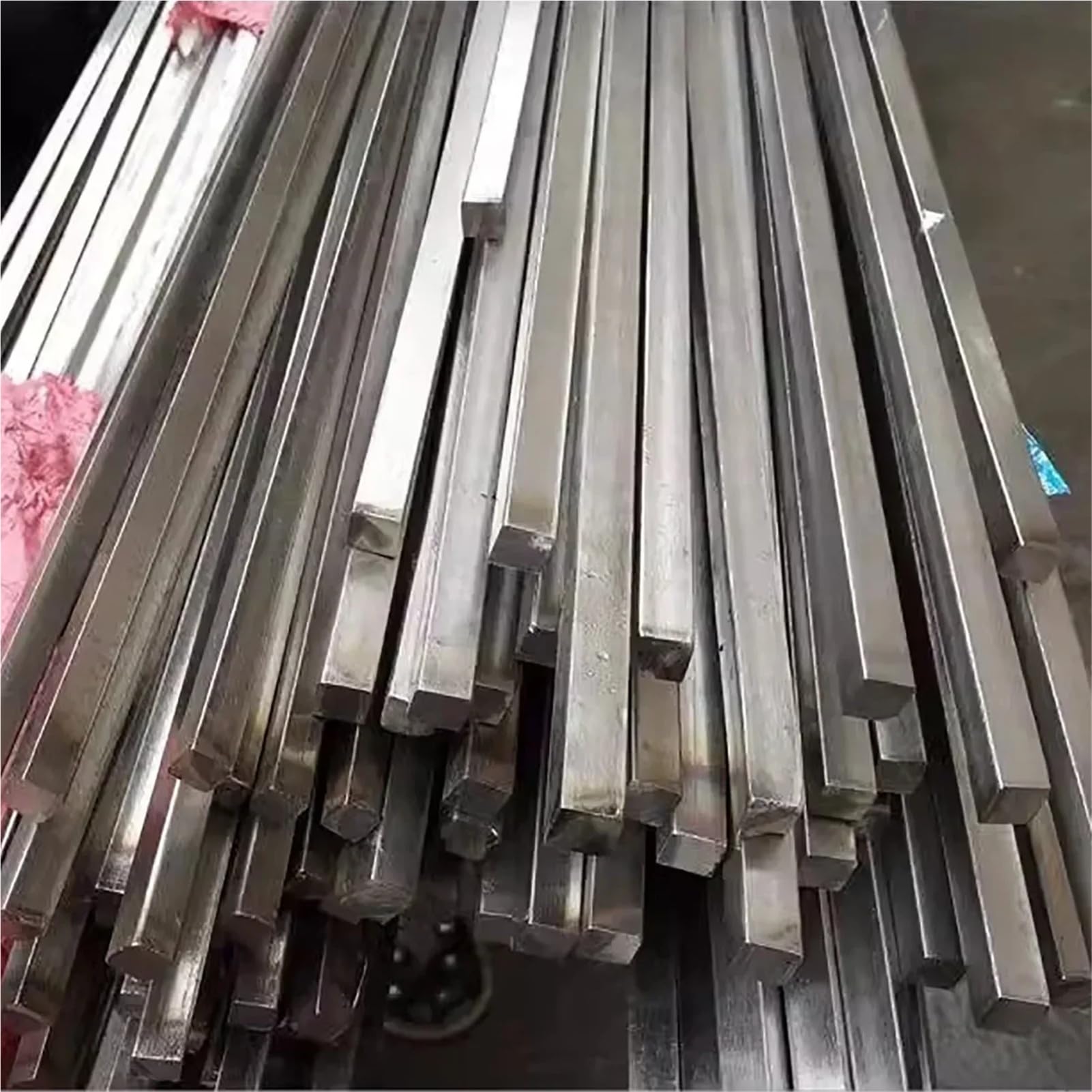 Barra quadrata in acciaio inossidabile 304, lunghezza 500 mm(5x5x500mm 1Pcs)