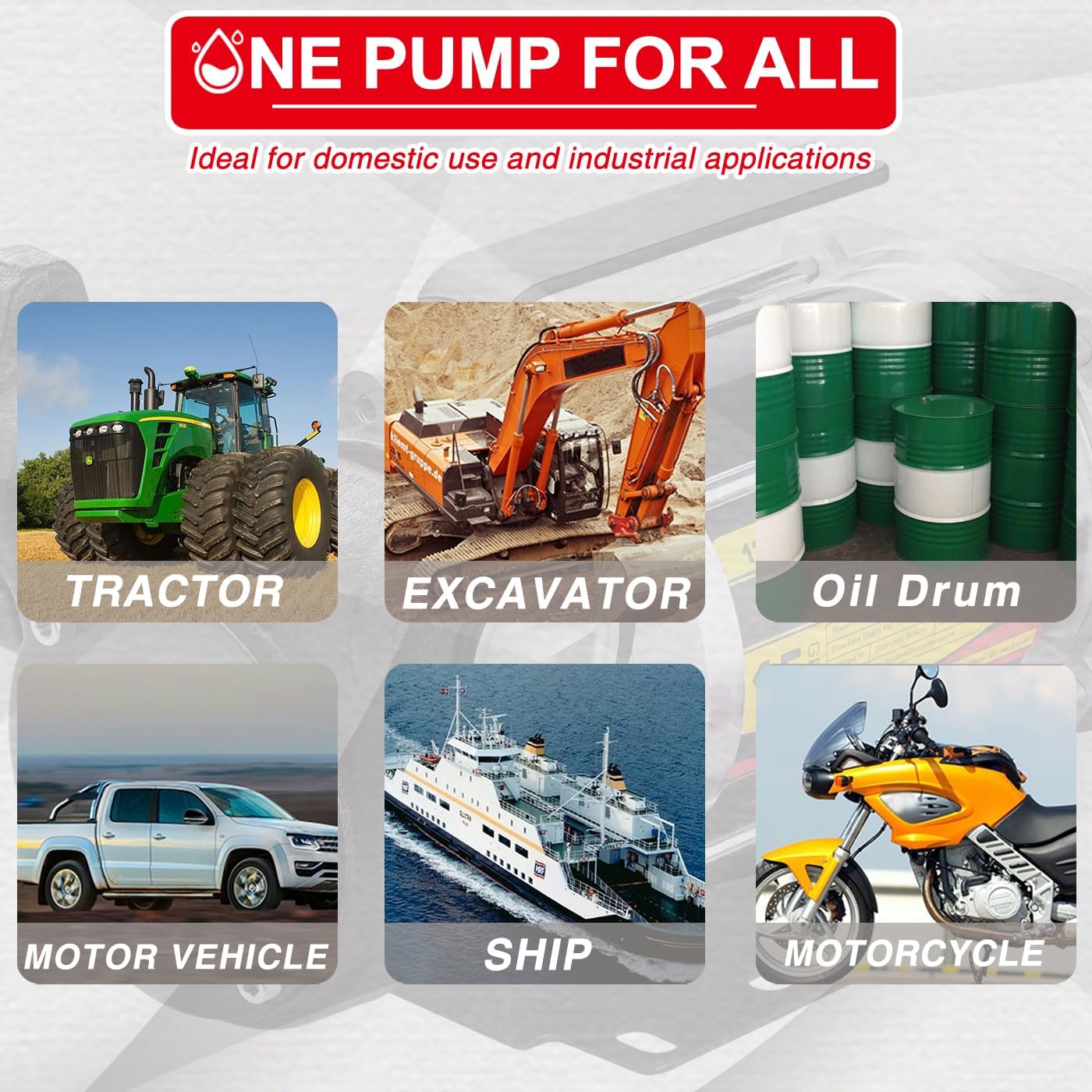 TRUPOW 12V DC 10GPM Self-priming Heavy-duty Gasoline Fuel Oil Transfer Pump with Explosion-proof for Gasoline Diesel Kerosene & More