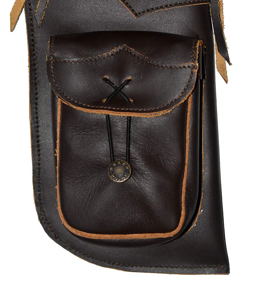 Ardour Crafts Carquois de flèche arrière traditionnel en cuir véritable fait à la main pour flèches, accessoires de chasse, carquois pour arc recourbé, carquois pour arc de chasse, accessoires de tir