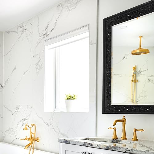 Vista 45 de WAPANE Moldura de espuma autoadhesiva de 90 x 3.1 pulgadas, borde de papel tapiz de moldura de corona, líneas de bordes de pared 3D, base de pared