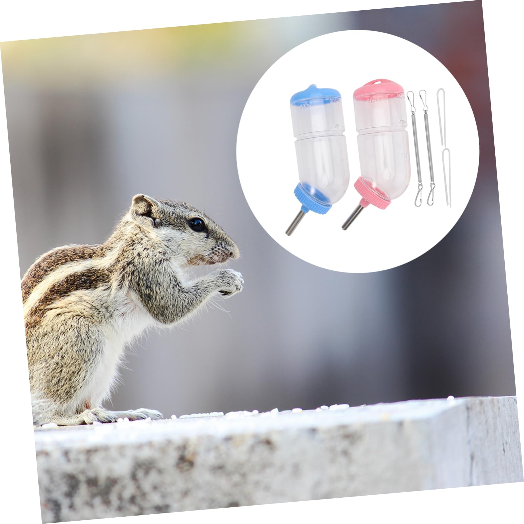POPETPOP 6pièces Abreuvoir à Eau pour Animaux De Compagnie Pratique Fontaine à Boire pour Lapins Et Cochon Couleurs Aléatoires