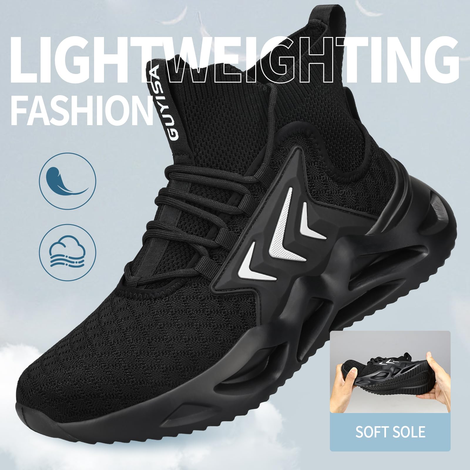 Snapklik.com : Steel Toe Shoes For Men Women Slip Resistant Safety Toe ...