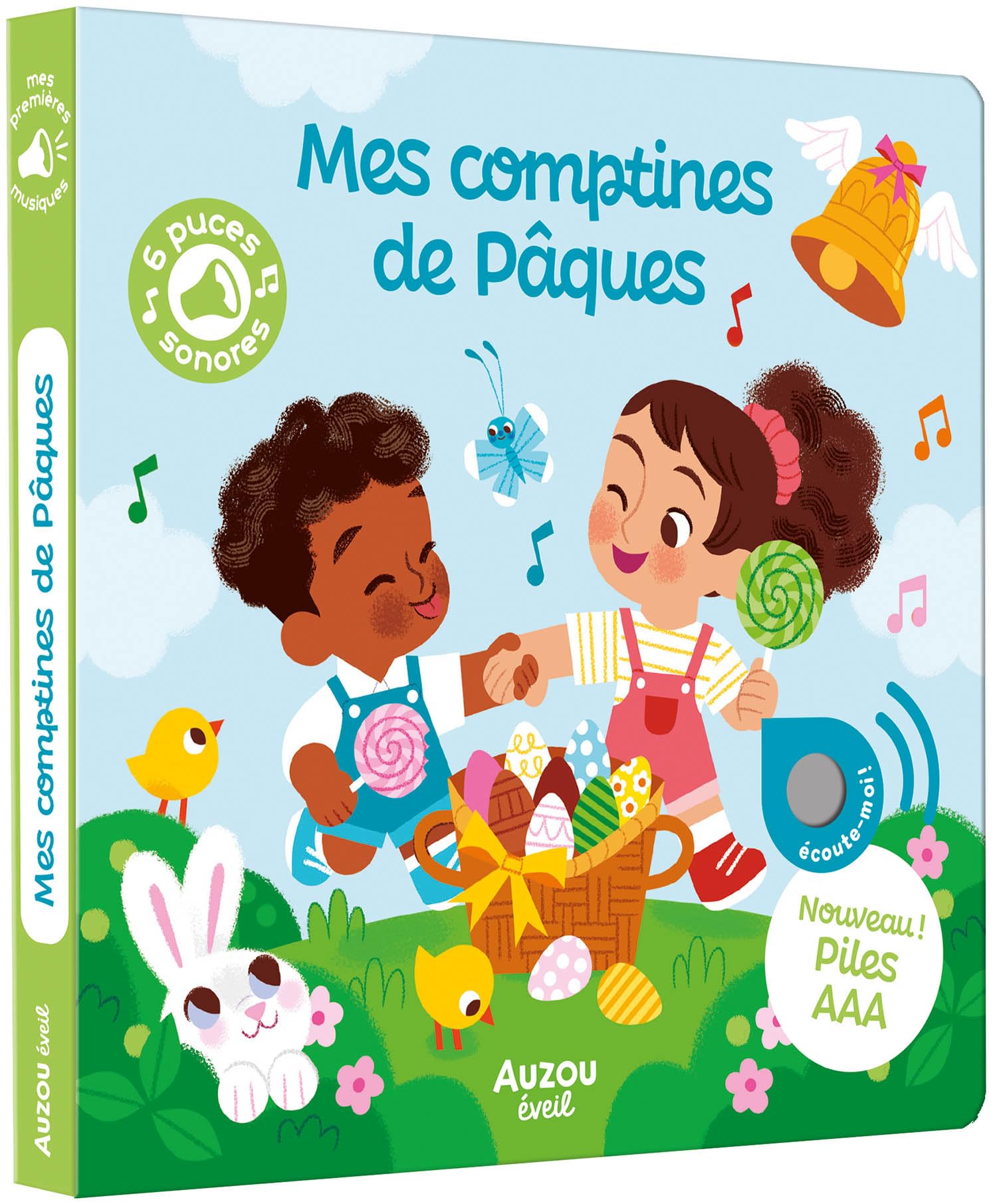 MES PREMIERS SONORES - MES COMPTINES DE Pâques: Avec 6 puces sonores