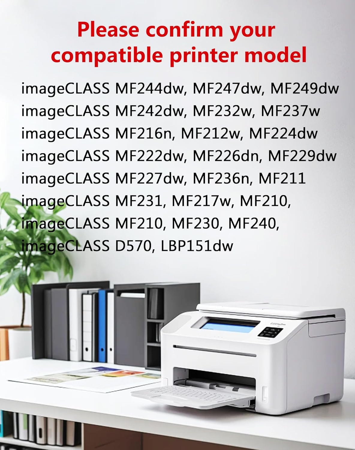 137 Black Toner Cartridge Replacement for Canon 137 Black Toner Cartridge 137 CRG137 Compatible with imageCLASS D570 MF210 MF216n MF236n MF232W MF227dw MF229dw MF244dw MF247dw Printer(1-Pack)
