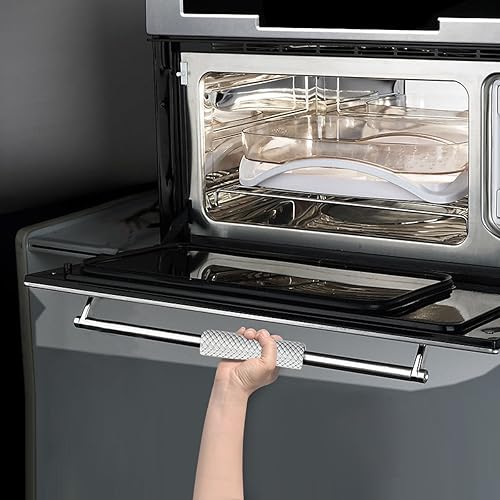 Miniatura 5 de OUGAR8 Cubiertas para manijas de puerta de refrigerador, protector de decoración hecho a mano para hornos, lavavajillas. Mantén tu aparato de cocina