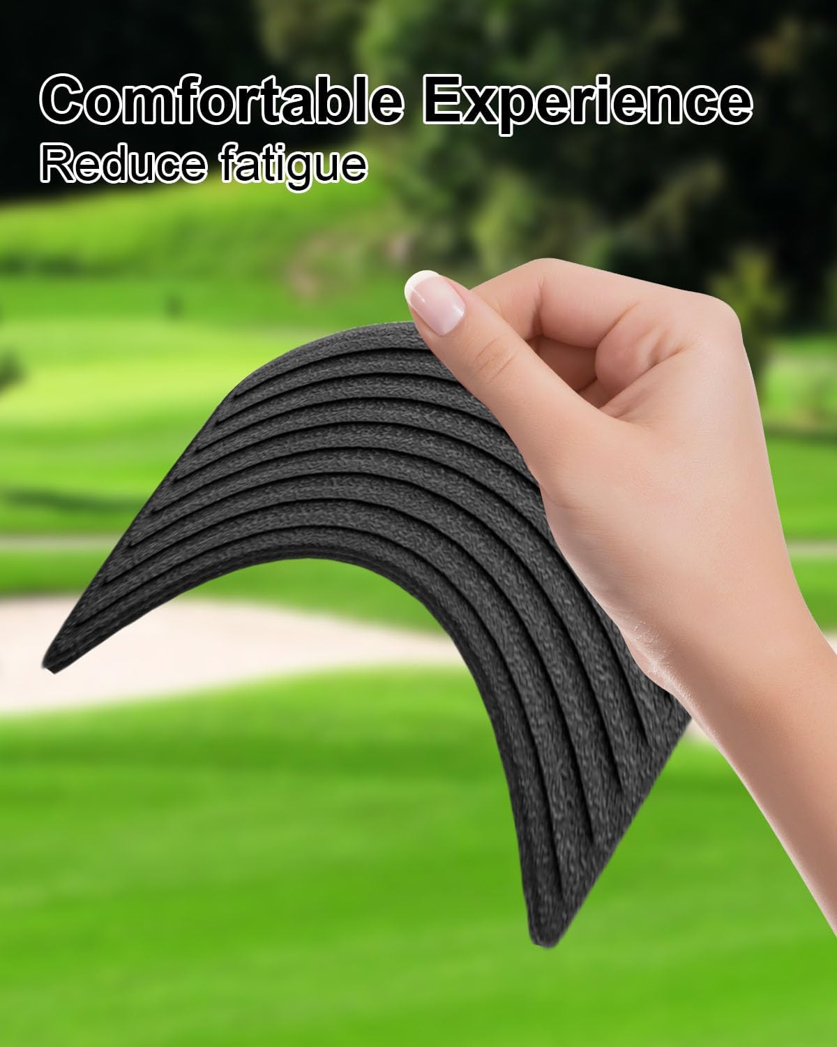 Golf Cart Brake & Accelerator Pedal Pad Cover Kit Fit for EZGO RXV 2008-Up Gas and Electric Vehicles Replace 600252 600255 610471 610529