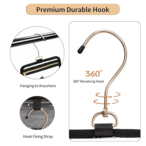 Miniatura 3 de CUBETASTIC Neceser de viaje, bolsa de maquillaje para mujer, bolsa de viaje portátil resistente al agua pequeña para artículos de tocador y