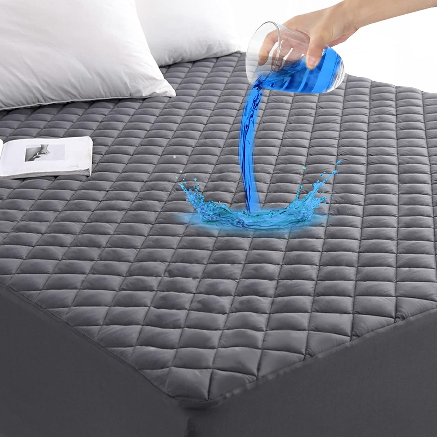 no Slip Mattress pad Premium Quality Mattress, Waterproof, Soft, and Comfortable