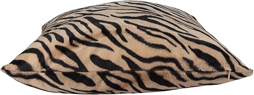 Miniatura 3 de Queenie  2 fundas de cojín de piel sintética para sofá, disponible en 5 colores y 6 tamaños diferentes (23.6 x 23.6in), tigre bengala