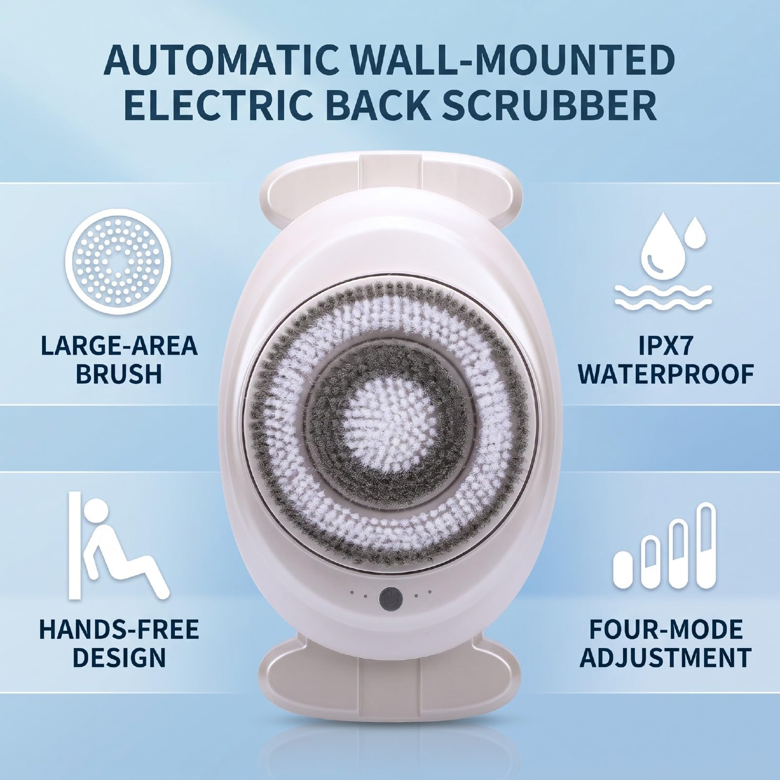 AMONIDA Lavador de Espalda Eléctrico para Ducha