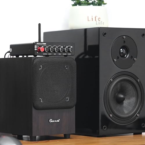 Miniatura 9 de Nobsound NS-14G HiFi Bluetooth 2.1 Channel Amplificador de potencia - 50W × 2 + amplificador estéreo SUB de 100 W con soporte de subwoofer para