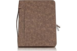 ABC Life Zipper Portfolio Binder Organizer: Carry Your Professionalism with Style