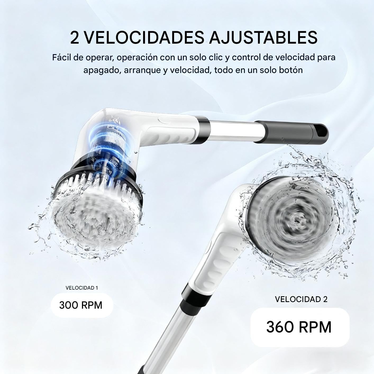 Cepillo De Eléctrico para Baño Herramienta Giratoria Impermeable | Cepillo Eléctrico Para Ducha Para Hogar Azulejos Ducha Fregaderos De Cocina Bañeras Juntas De Azulejos Y Muebles De Exterior