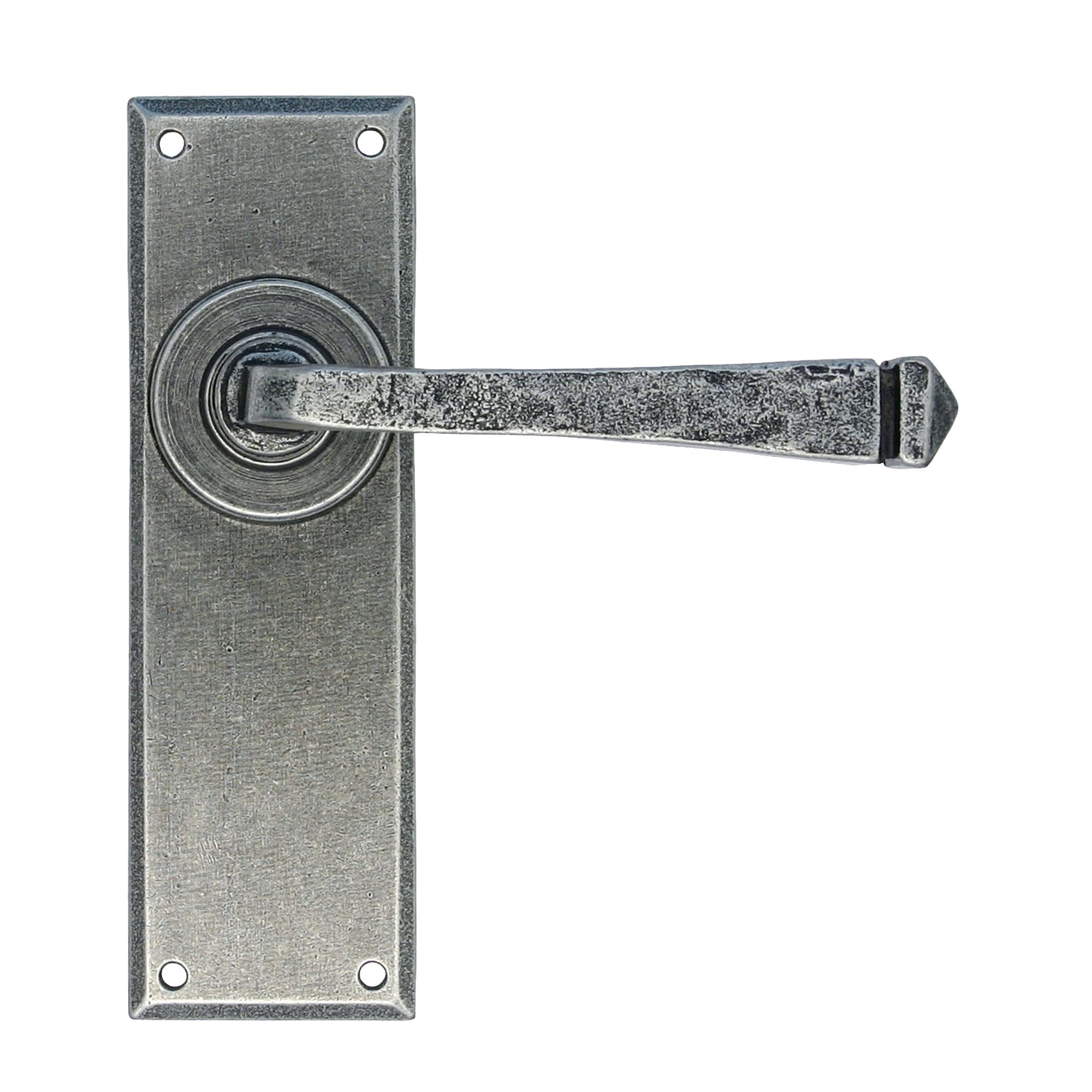 From the Anvil Pewter Avon Lever Latch Set