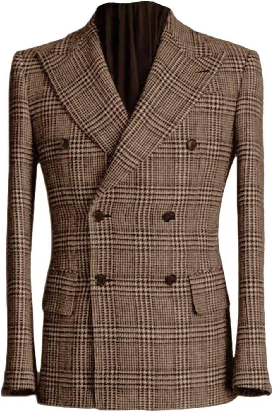 LAOS COTTON チェック柄 ダブル以上 ベッドスプレッド ライトブルー