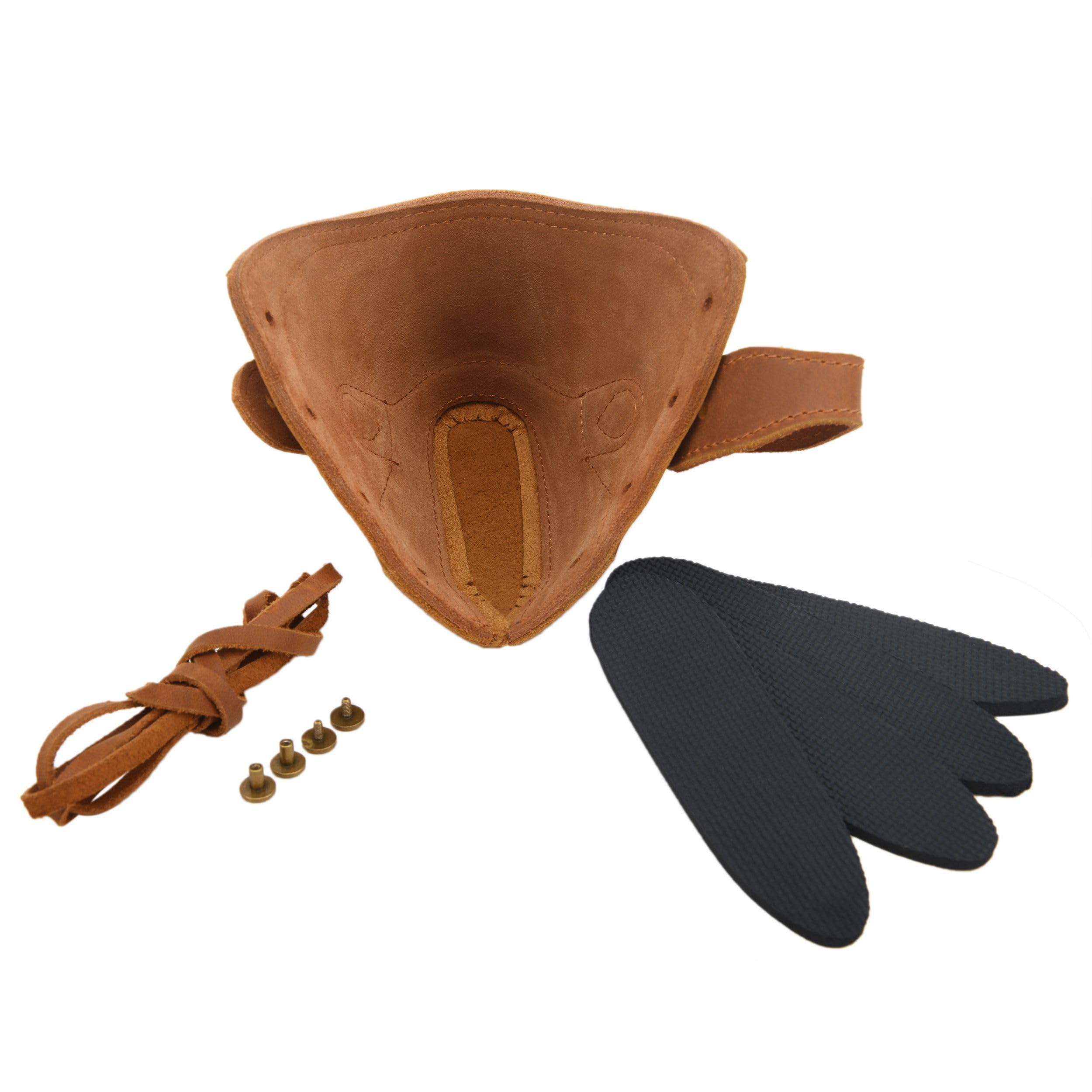 Housse De Crosse En Cuir Véritable Wayne's Dog - Pour Calibres .308, .30-30, .22LR, 12GA - Avec Rangement Pour 5 Chargeurs