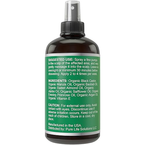 Miniatura 6 de Aceite de ricino negro jamaicano orgánico para el crecimiento del cabello Aceites tropicales puros  sin refinar extra oscuros para engrosar el