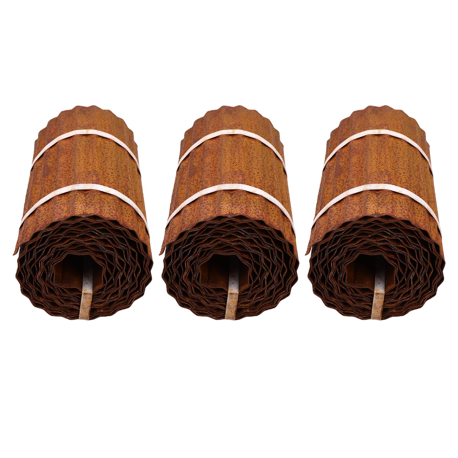 FTVOGUE Bordure de Massif en Acier Galvanisé, 10 Cm, pour Jardin