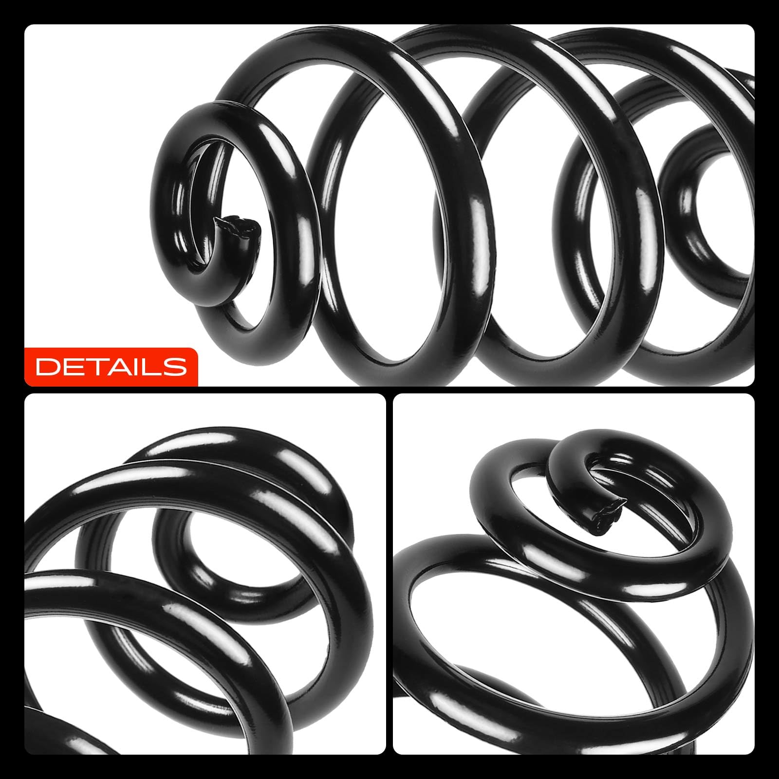 Frankberg 2x Muelles de chasis Compatible con Serie 3 Touring E46 316i 318i 318d 320d 320i 325i 328i 330i 330d Serie 3 Cabrio E46 318 Ci 320 Ci 323 Ci 325 Ci 330 Ci 6750756,33536750756