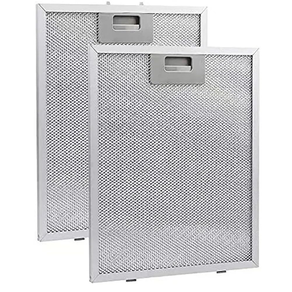 CTRLZS 2PCS Cooker Hood Filters Metal Mesh Extractor Vent Filter 320X260mm Kitchens Hoods Oil Filter Range Hood Grease