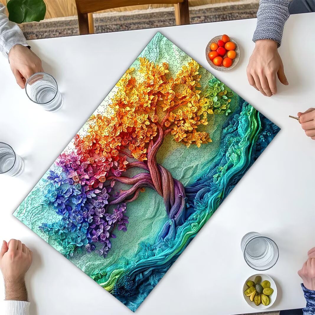 Puzzle dla dorosłych 1000 sztuk, puzzle drzewo życia dla dorosłych -2562