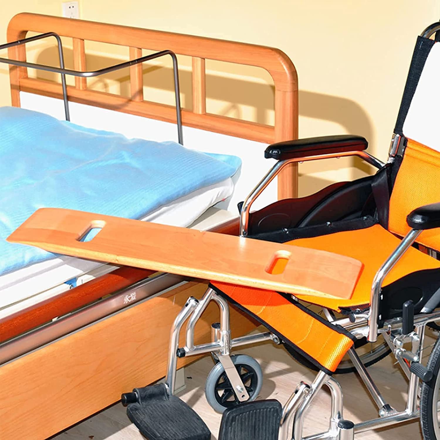Tavola di Trasferimento per Diapositive, Dispositivo Ausiliario della Tavola di Trasferimento in Legno per Sedia A Rotelle per Anziani E Disabili, Tavole per Diapositive Ad Alte Prestazioni per I TR