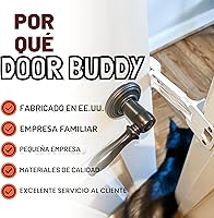 Vista 7 de Door Buddy Soporte de puerta para gatos – Soporte de pestillo de puerta de gato más fácil para mantener la puerta interior abierta para mascotas