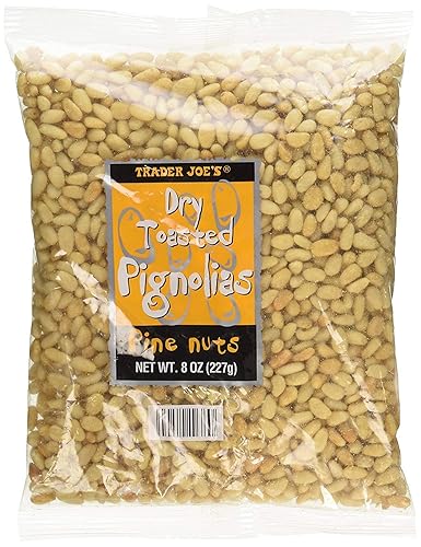 Trader Joe's Dry Toasted Pignolias - Piñones 8 oz - Paquete de 3