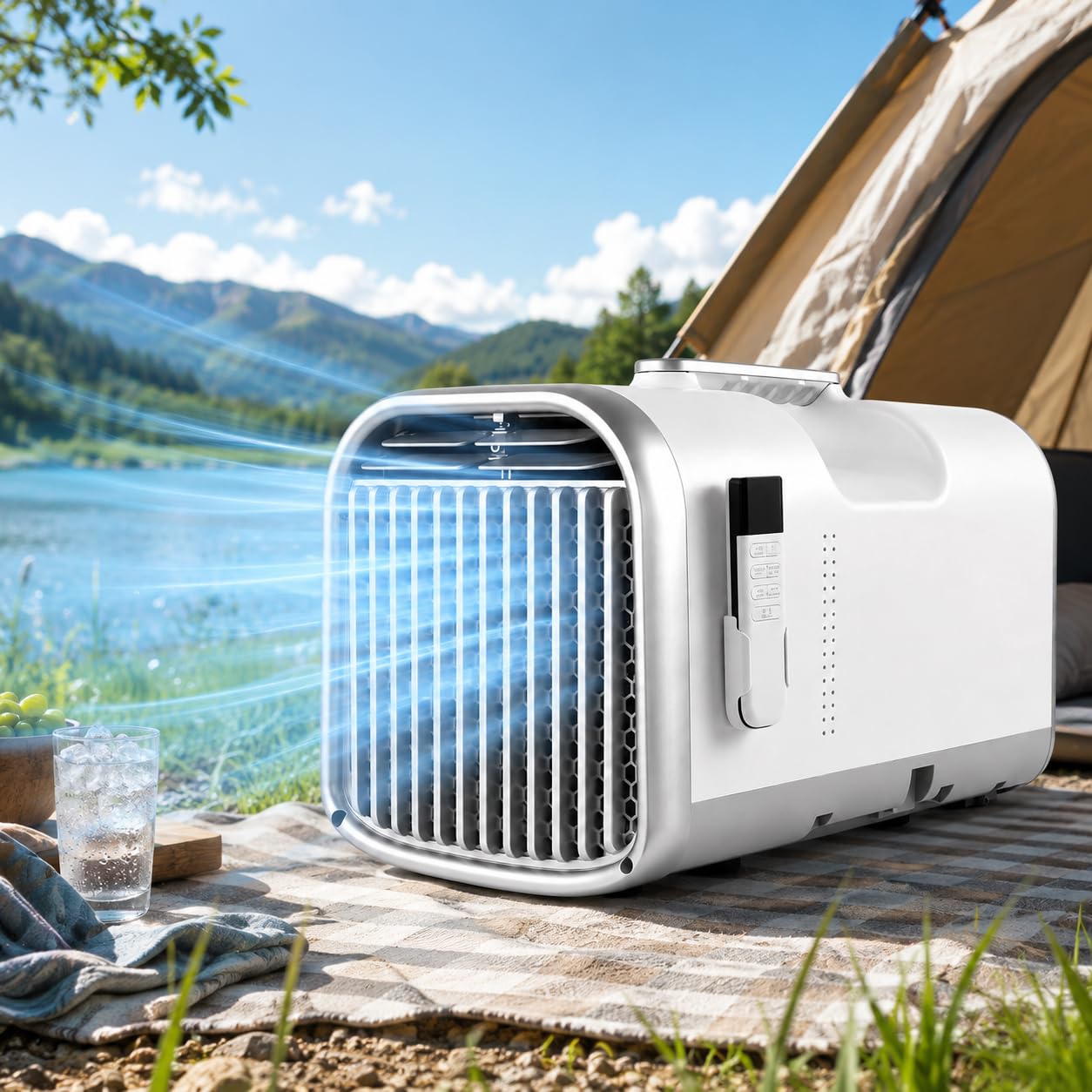 FJYAWEN Compact Portable Air Conditioner 4400/5100 Btu V1-PRO