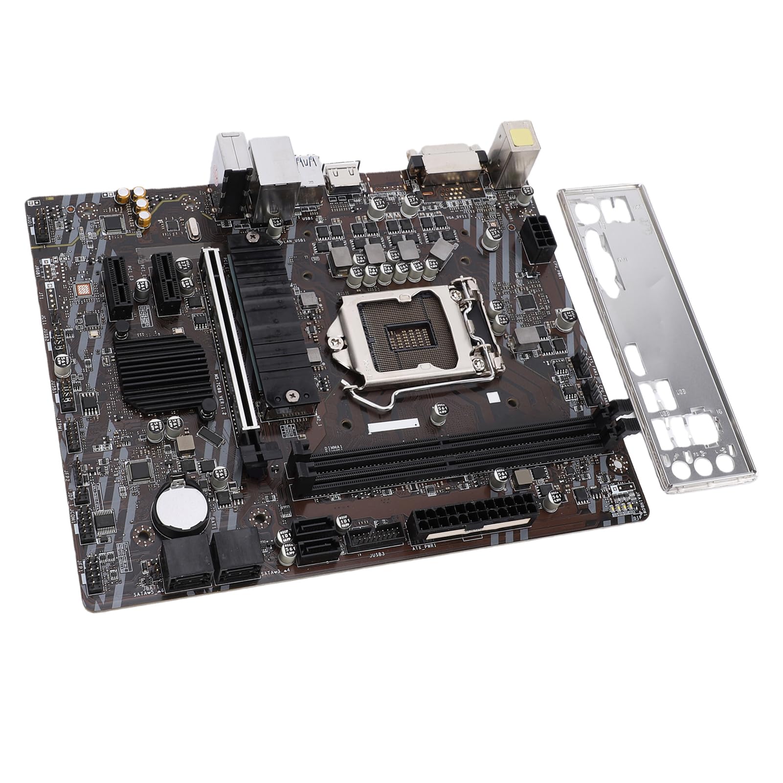 Scheda Madre del Computer B460M DDR4 Scheda Madre Desktop LGA 1200 con 64 GB 2933 MHz per Costruttori di PC Aggiornamento Desktop Fai da Te