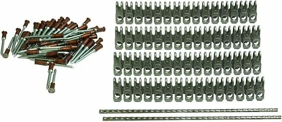 Apache 25085381 Stainless Steel Self Setting Alligator 7 Inch Rivet Belt Fasteners with Pins and Splices (12 Pack)