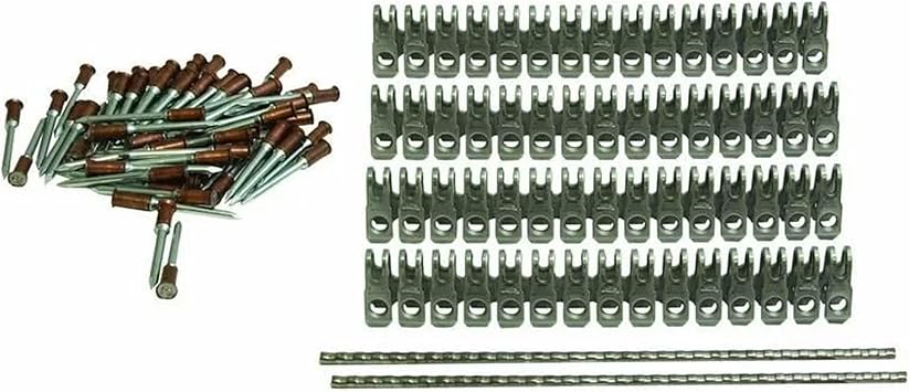 Apache 25085381 Stainless Steel Self Setting Alligator 7 Inch Rivet Belt Fasteners with Pins and Splices (12 Pack)