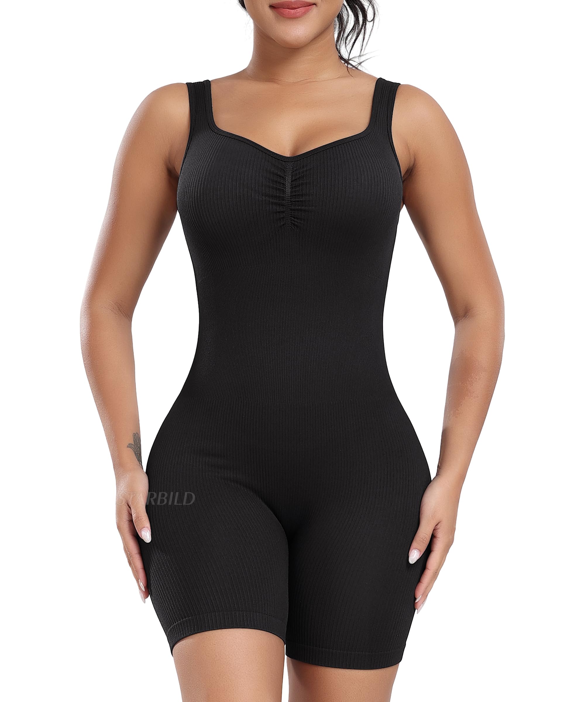 STARBILD Mono Anticelulítico para Mujer, Jumpsuits Deportivo Sexy Push Up, Traje de Yoga para Gimnasio