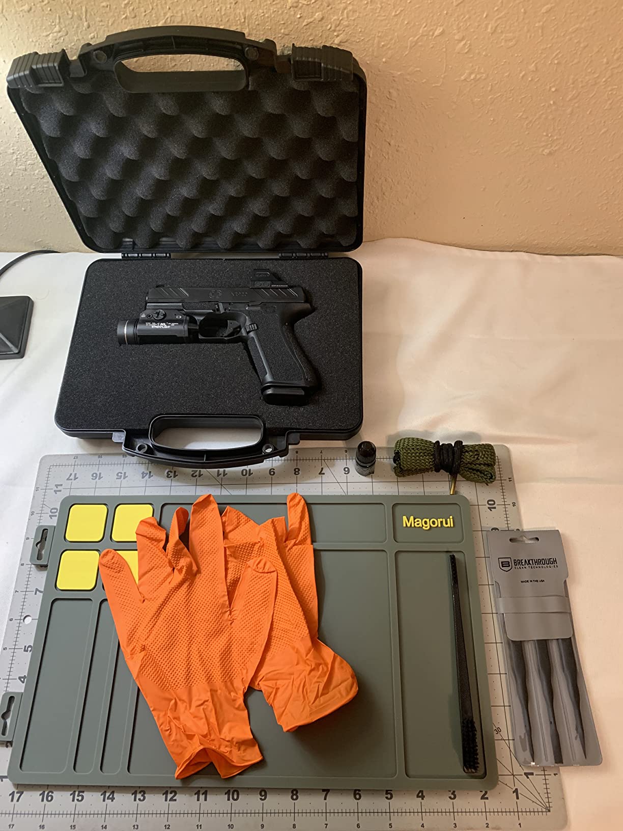 6/mo Finance Hard Lockable Gun Case for Pistol, Revolver, and