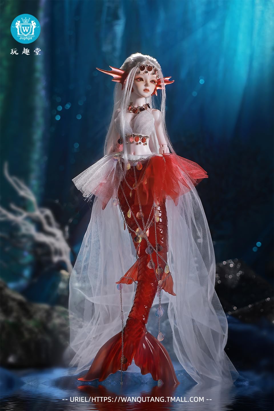 DH15 ドール Mermaid 1/4 BJD 球体関節人形 ハンドメイド bjd 1/4 ドール本体 Siren 人魚 球体関節人形 ハンドメイド bjd 1/4