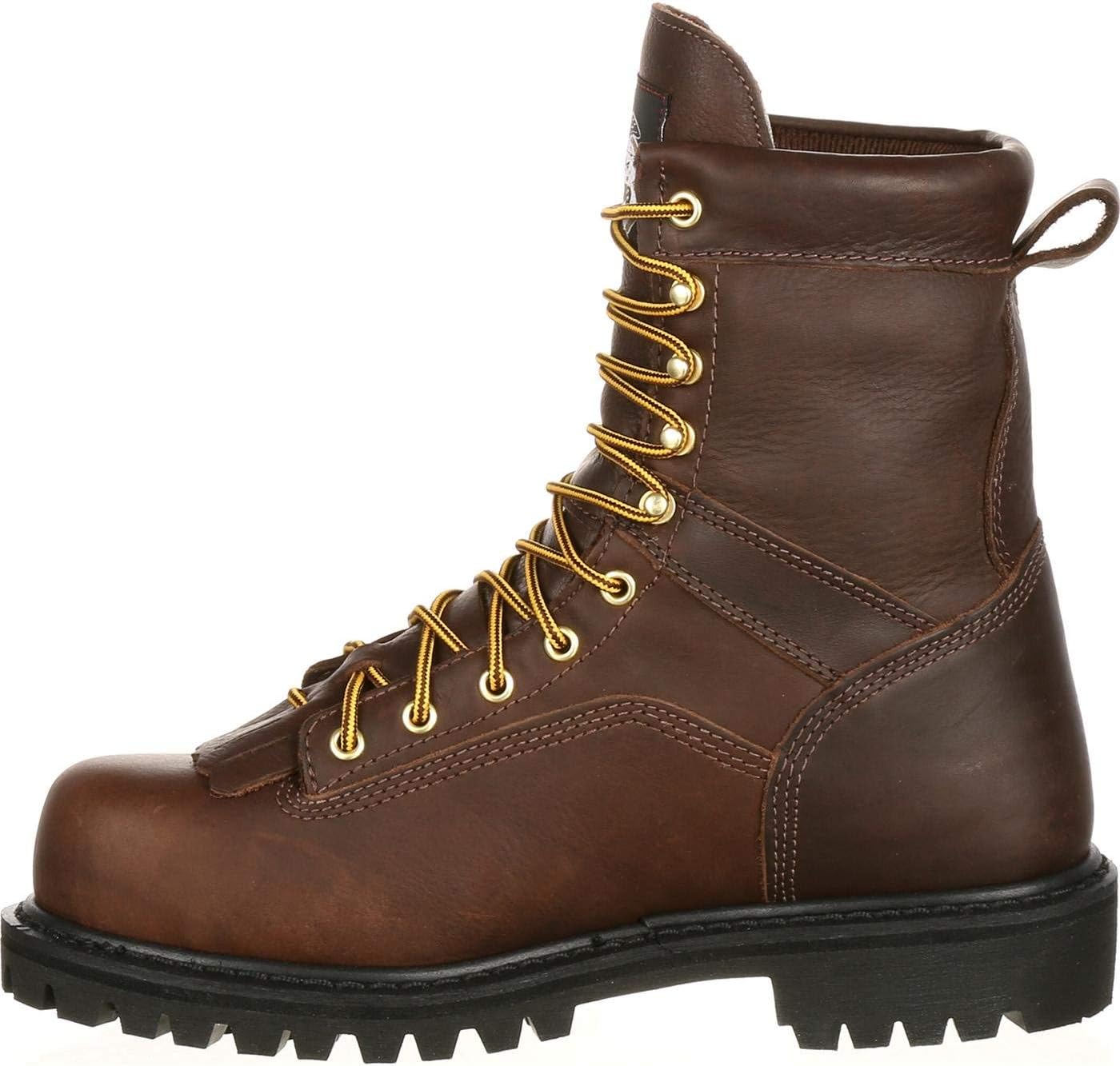 Georgia Boot Men's Lace-to-Toe Steel Toe Waterproof Work Boots - Image 5