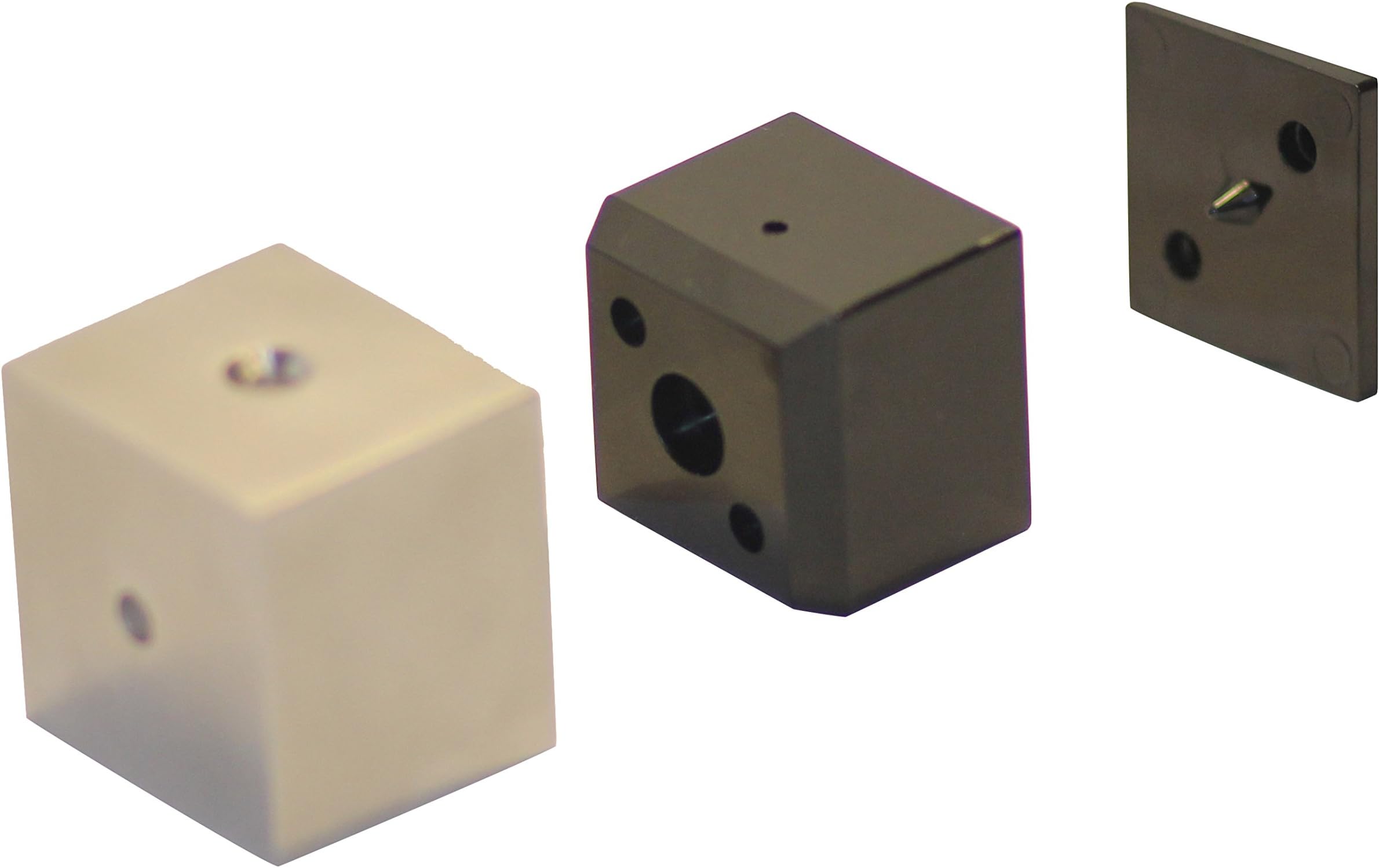 Innocleat-1 Square A Modern Handrail & Feature-Panel Bracket, Stainless Steel