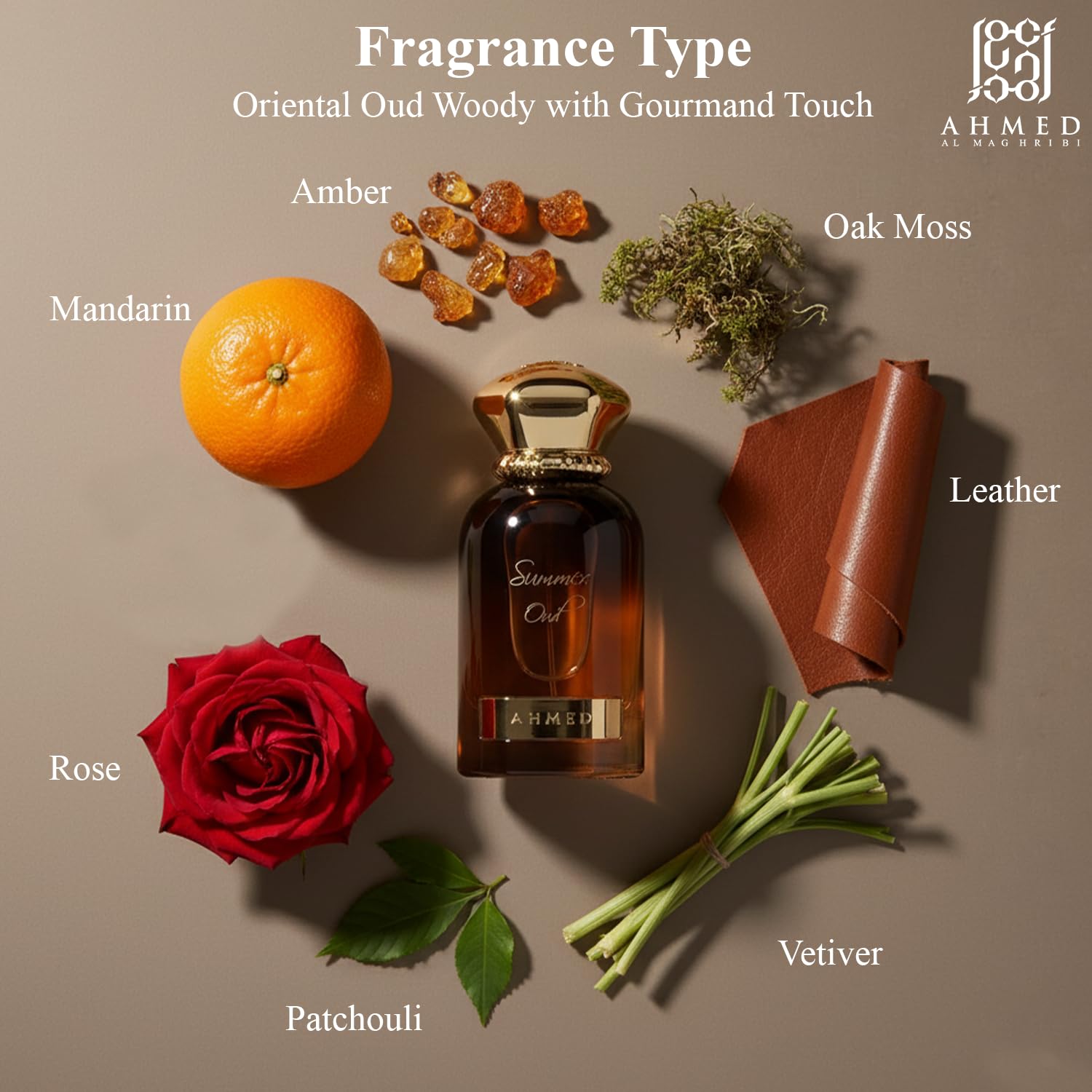 Summer Oud by Ahmed Al Maghribi for Unisex – Extrait de parfum en vaporisateur 60 ml