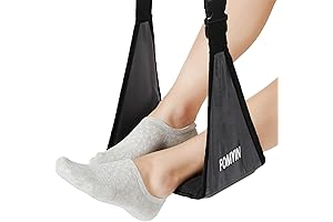 Airplane Footrest with No Feet Clashing Design - Your Travel Essential for Comfortable Flights