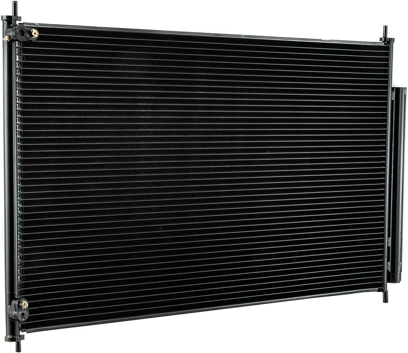 AC Condenser Aluminum Radiator compatible with 2009-2015 Honda Pilot EX-L Touring SE EXL LX Sport Utility 3.5L V6 GAS, 2009 2010 2011 2012 2013 2014 2015, AC Air Conditioning Radiator