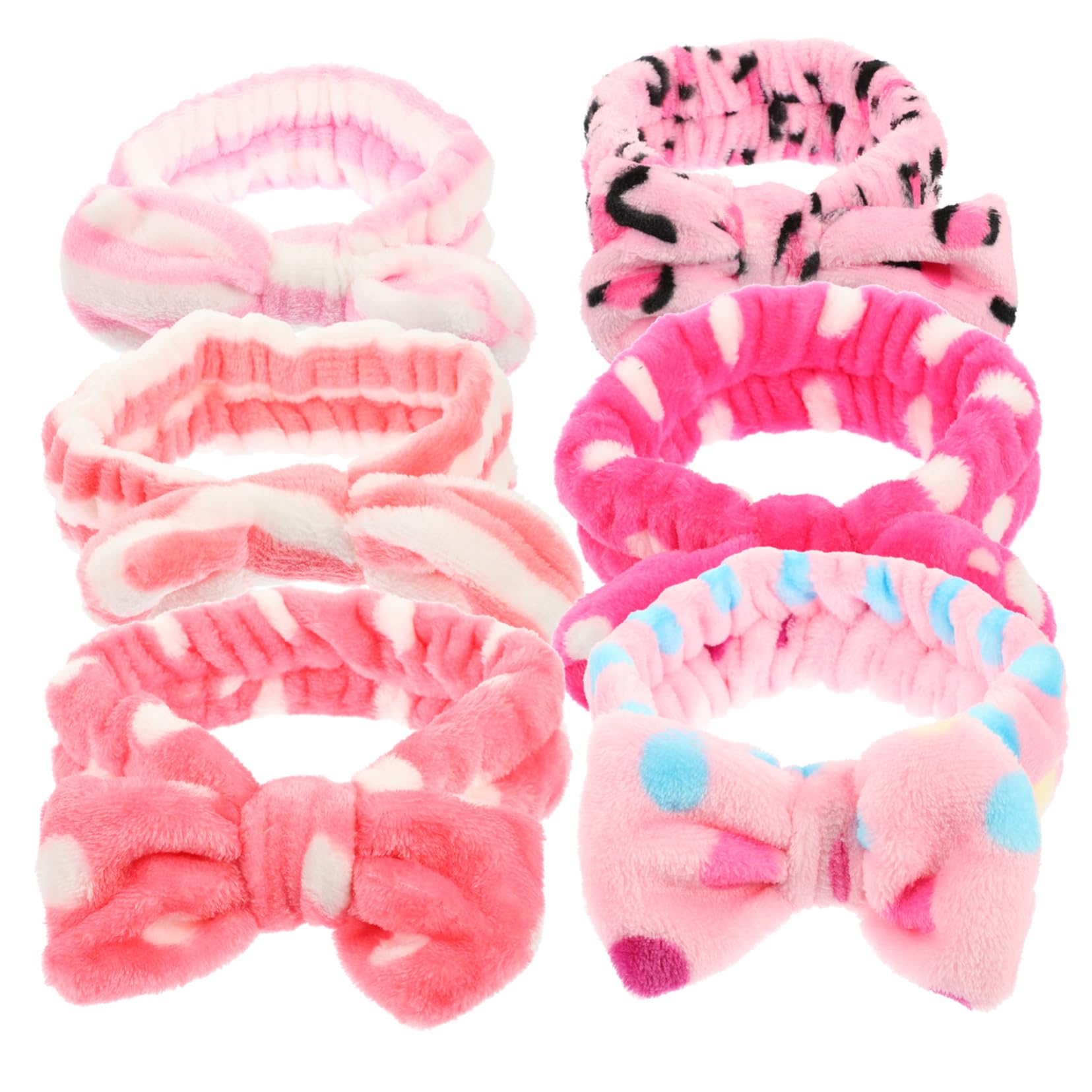 Ipetboom 12pezzi Fasce Per Lavaggio Viso Morbido Accessori Makeup Per Donne e Ragazze Per Trattamenti Di Bellezza e Della Mantengono Ordinati Durante Trucco e Lavaggio Del Viso