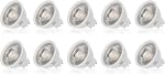 Simba Lighting LED MR16 5W 12V Light Bulb (6 Pack) 35W to 50W Halogen Spotlight Replacement for Landscape, Accent, Track Lights, Desk Lamps, FWM C EXN, GU5.3 Bipin Base, 2700K Warm White, Not Dimmable | 35W to 50W Halogen Spotlight Replacement for La